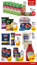 Gazetka promocyjna Penny - Prospekte - Gazetka - ważna od 25.06 do 25.06.2022 - strona 11 - produkty: barilla, beutel, bolognese, curry, eier, eis, filet, filets, flasche, genovese, heinz, hering, Herings, heringsfilets, ketchup, knorr, mayonnaise, pasta, reis, ring, sauce, spaghetti, spaghetti bolognese, Ti, Yo