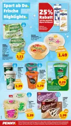 Gazetka promocyjna Penny - Prospekte - Gazetka - ważna od 25.06 do 25.06.2022 - strona 36 - produkty: alpro, antipasti, asti, auer, Bau, Bauer, Becher, bresso, cornetto, creme, Dr. Oetker, eis, frischkäse, Käse, kräuter, langnese, LG, pudding, reis, starbucks, Ti, ZTE