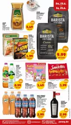 Gazetka promocyjna Penny - Prospekte - Gazetka - ważna od 25.06 do 25.06.2022 - strona 47 - produkty: 7UP, amaro, beutel, bohne, bohnen, cerealien, cin, erfrischungsgetränk, flasche, frucht, fruchtgummi, getränk, jacobs, Jacobs Gold, kaffee, lion, lorenz, löslicher kaffee, merl, merlot, Mirinda, nuss, pepsi, pet-flasche, rind, Schwip Schwap, snack, tee, Ti, volvic, zucker