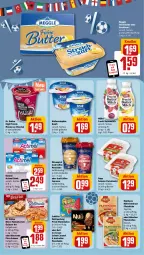 Gazetka promocyjna Rewe - Prospekte - Gazetka - ważna od 13.07 do 13.07.2024 - strona 10 - produkty: ACC, actimel, actimel drink, aust, Becher, butter, buttermilch, caramel, chia, cola, coupon, danone, danone actimel drink, Dr. Oetker, drink, eis, elsässer art, espresso, filet, filets, flammkuchen, fleisch, fleischsalat, frucht, hähnchenbrust, kuchen, lamm, mac, macadamia, macchiato, meggle, milch, mousse, Mousse au Chocolat, mövenpick, Müller, nuii, paprika, pizza, pizza salame, Popp, quark, reifen, reis, ristorante, ristorante pizza, salat, Schöller, Streichzart, Ti, weihenstephan