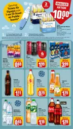 Gazetka promocyjna Rewe - Prospekte - Gazetka - ważna od 13.07 do 13.07.2024 - strona 12 - produkty: adelholzener, alkohol, Alwa, bier, coca-cola, cola, corona, eis, getränk, gewinnspiel, gin, Holz, karamalz, limo, limonade, malz, mineralwasser, orange, Paula, paulaner, rama, reis, saft, sinalco, Spezi, tee, Ti, valensina, volvic, wasser