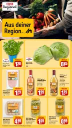 Gazetka promocyjna Rewe - Prospekte - Gazetka - ważna od 13.07 do 13.07.2024 - strona 16 - produkty: apfel, apfelsaft, basilikum, bohne, bohnen, bratwurst, direktsaft, eis, eisbergsalat, frucht, natur, Nektar, rhabarber, rostbratwurst, saft, salat, schinken, schinkenwurst, Ti, topf, wurst