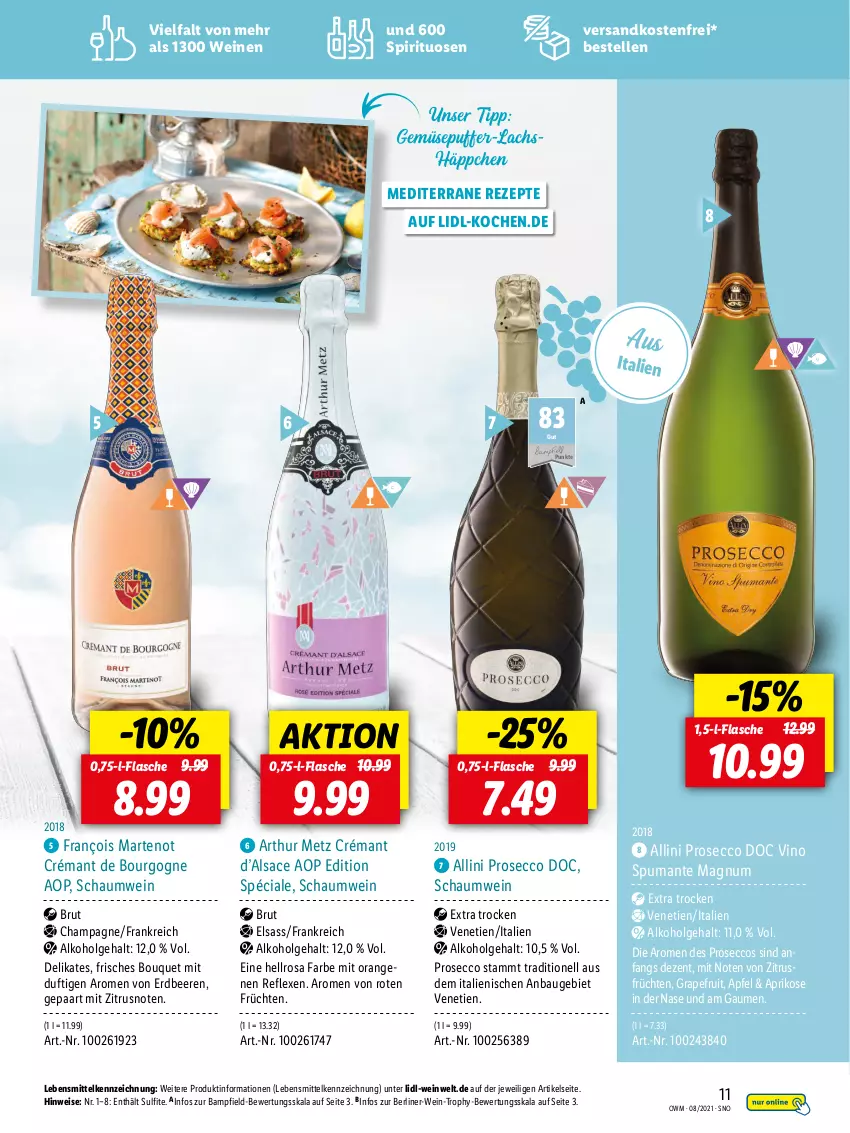 Aktueller Prospekt Lidl - Beste Weine für jeden Anlass - von 28.07 bis 31.08.2021 - strona 11