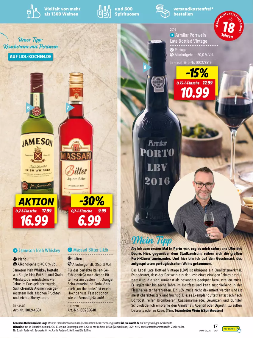 Aktueller Prospekt Lidl - Beste Weine für jeden Anlass - von 28.07 bis 31.08.2021 - strona 17