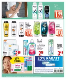 Gazetka promocyjna Edeka - Angebote der Woche - Gazetka - ważna od 30.09 do 30.09.2023 - strona 22 - produkty: Bebe, creme, deo, duschdas, duschgel, eis, flasche, fleisch, gin, gliss, gliss kur, mundspülung, O.b., Odol, reis, rexona, sensodyne, shampoo, shampoo oder spülung, spülung, Tampon, tampons, Ti, zahncreme, ZTE