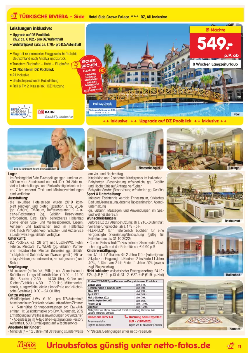 Aktueller Prospekt Netto Marken-Discount - Reisemagazin November - von 01.11 bis 30.11.2021 - strona 11