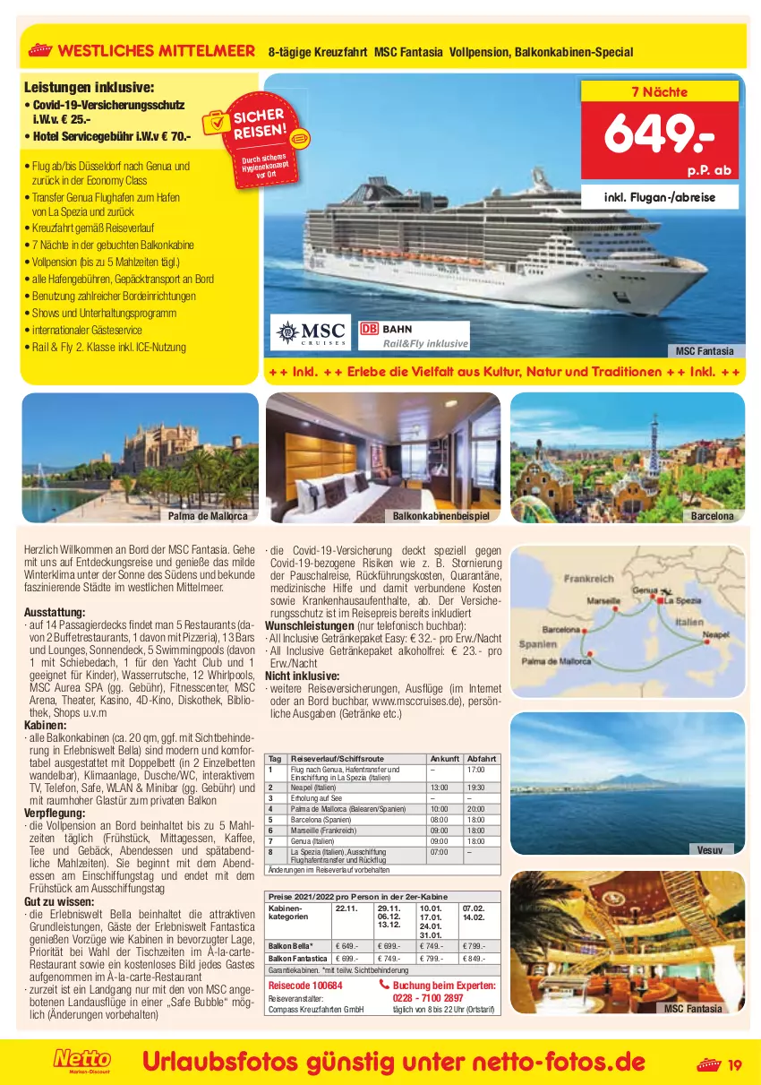 Aktueller Prospekt Netto Marken-Discount - Reisemagazin November - von 01.11 bis 30.11.2021 - strona 19