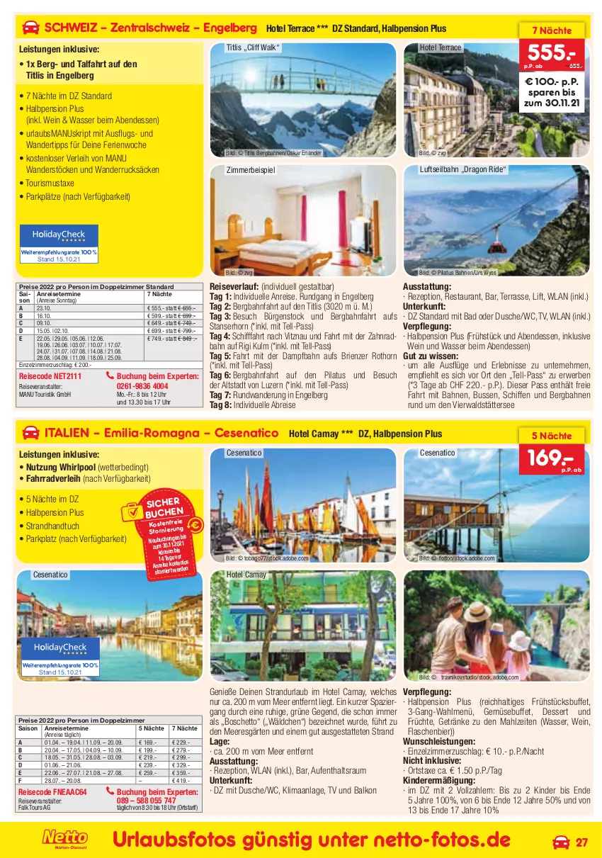 Aktueller Prospekt Netto Marken-Discount - Reisemagazin November - von 01.11 bis 30.11.2021 - strona 27