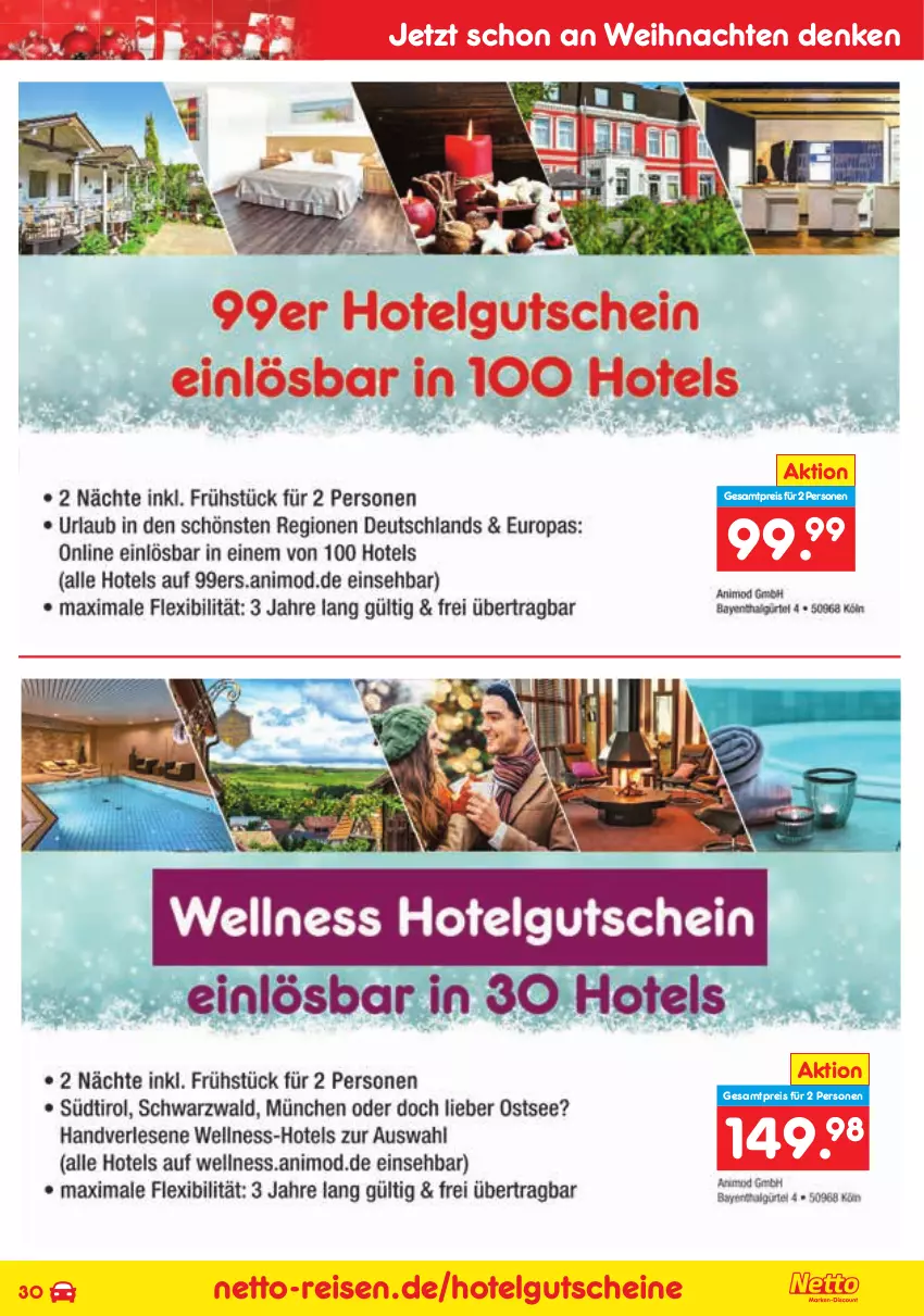 Aktueller Prospekt Netto Marken-Discount - Reisemagazin November - von 01.11 bis 30.11.2021 - strona 30