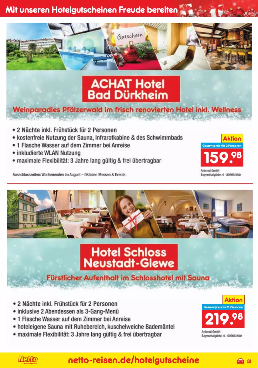 Aktueller Prospekt Netto Marken-Discount - Reisemagazin November - von 01.11 bis 30.11.2021 - strona 31