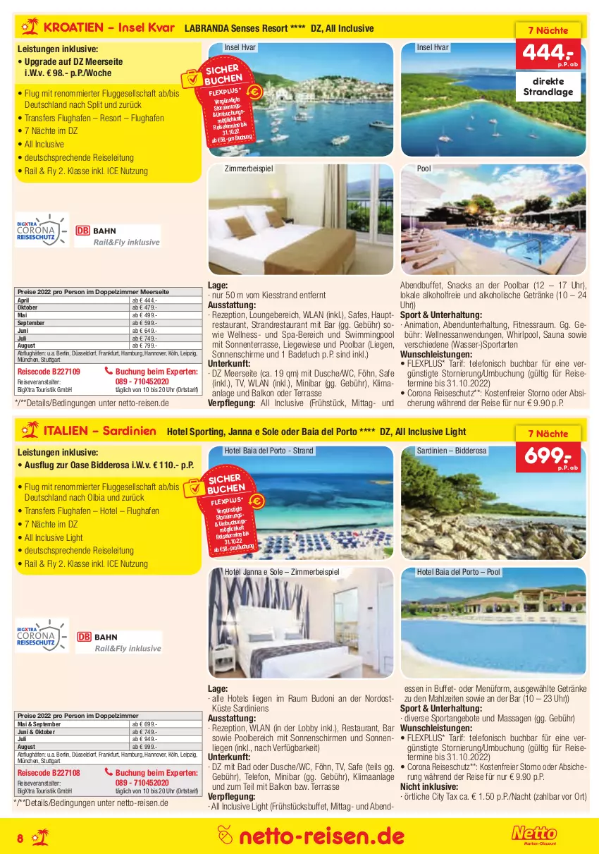 Aktueller Prospekt Netto Marken-Discount - Reisemagazin November - von 01.11 bis 30.11.2021 - strona 8