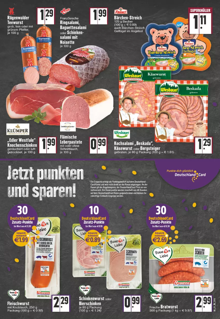 Aktueller Prospekt Edeka - Angebote der Woche - von 27.09 bis 02.10.2021 - strona 15