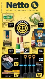 Gazetka promocyjna Netto - Woche 35 - Gazetka - ważna od 03.09 do 03.09.2022 - strona 1 - produkty: batterie, batterien, blume, blumen, blumenkohl, bohne, bohnen, Brei, butter, Clogs, dallmayr, dallmayr prodomo, fiskars, gabel, Garten, gin, hasseröder, irische butter, kaffee, kerrygold, pils, premium pils, prodomo, rotkäppchen, sekt, Spaten, Ti