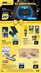 Gazetka promocyjna Netto - Woche 35 - Gazetka - ważna od 03.09 do 03.09.2022 - strona 18 - produkty: akku, auer, auto, batterie, Behälter, Bewegungssensor, eier, eis, elle, kleber, kraft, led-licht, leds, pattex, Puzzle, Schal, Ti, tisch, ZTE