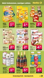 Gazetka promocyjna Netto - Woche 35 - Gazetka - ważna od 03.09 do 03.09.2022 - strona 25 - produkty: alkohol, beko, brot, dessert, duplo, flasche, gin, gsw, Kinder, kinder schokolade, krombache, krombacher, krombacher pils, kühlregal, Lambrusco, Mode, pils, regal, russisch brot, saro, sarotti, sauce, schoko, schokolade, Schwartau, smoothie, Ti, vita, Yo, yogurette