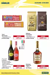 Gazetka promocyjna Metro - Wochen-Angebote Händler - Gazetka - ważna od 27.09 do 27.09.2025 - strona 2 - produkty: angebot, auto, bohne, Cognac, dallmayr, flasche, frizzante, frucht, früchte, früchten, getränk, getränke, granini, Hohes C, La Gioiosa, LG, Metro, natur, natura, Palette, perla, riegel, Ti, tisch, vita, wasser