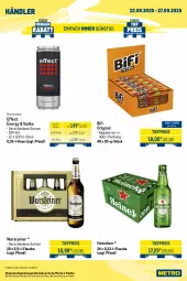 Gazetka promocyjna Metro - Wochen-Angebote Händler - Gazetka - ważna od 27.09 do 27.09.2025 - strona 5 - produkty: bifi, Effect, eis, flasche, getränk, getränke, gin, heineken, Palette, reis, steiner, Ti, tiefpreis, vodka, warsteiner