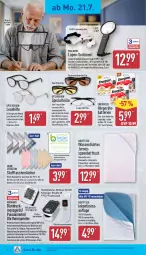 Gazetka promocyjna Aldi Nord - Von Montag - Gazetka - ważna od 26.07 do 26.07.2025 - strona 16 - produkty: ambia, auer, auto, batterie, batterien, Bau, baumwolle, beleuchtung, bett, Betttuch, Blutdruckmessgerät, Brille, bügel, dell, elle, energizer, fisch, fische, gin, Gläser, LED-Leuchte, Leuchte, leuchten, medizinprodukt, Mode, reine baumwolle, spannbetttuch, Spezi, Stofftasche, Tasche, taschen, taschentücher, thermometer, Ti, tisch, tuc, tücher, up2fashion, wasser, wolle, ZTE