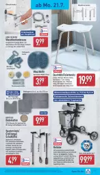 Gazetka promocyjna Aldi Nord - Von Montag - Gazetka - ważna od 26.07 do 26.07.2025 - strona 17 - produkty: armatur, armaturen, Bad, badematte, badteppich, Bau, baumwolle, bett, brause, dell, eis, elle, hocker, Löffel, Mode, Ria, rwe, schlauch, Signal, Sitzhöhe, Tasche, Teleskop, teppich, Ti, tragetasche, waschbecken, WC-Vorleger, wolle