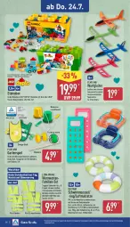 Gazetka promocyjna Aldi Nord - Von Montag - Gazetka - ważna od 26.07 do 26.07.2025 - strona 24 - produkty: aust, ball, Bau, bestway, dell, duplo, elle, fenster, Garten, getränk, getränke, getränkehalter, gin, Kinder, kissen, LEGO®, luftmatratze, matratze, Mode, reifen, Ria, ring, schwimmring, sessel, Tasche, Ti, Warnweste, Weste, ZTE