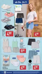 Gazetka promocyjna Aldi Nord - Von Montag - Gazetka - ważna od 26.07 do 26.07.2025 - strona 26 - produkty: Bau, baumwolle, bett, eis, Elan, garnitur, gin, Minislip, Pyjama, radler, reine baumwolle, Ria, rwe, shorts, slip, Slipper, slips, Ti, Unterwäsche, up2fashion, wolle, ZTE