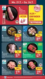 Gazetka promocyjna Aldi Nord - Von Montag - Gazetka - ważna od 26.07 do 26.07.2025 - strona 4 - produkty: aldi, bio, braten, brustfilet, eis, ente, filet, fleisch, geschnetzeltes, gewürz, grill, hackfleisch, Hähnchengeschnetzeltes, Hähnchensteak, hähnchensteaks, Ofen, reis, rind, rinder, rinderhackfleisch, rwe, schnitten, schwein, schweine, schweinefilet, schweinerücken, steak, steaks, Ti, tiefpreis, tisch, trolli, wein, weine, Zelt