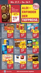 Gazetka promocyjna Aldi Nord - Von Montag - Gazetka - ważna od 26.07 do 26.07.2025 - strona 8 - produkty: aldi, angebot, angebote, aus der tiefkühlung, beutel, brötchen, cola, coppenrath, corny, die ofenfrische, Dr. Oetker, eis, elle, frucht, fruchtgummi, gin, Goldstücke, hafer, haselnuss, karamell, kölln, langnese, magnum, merci, müsli, Müsliriegel, nuss, Ofen, reis, riegel, stieleis, storck, teller, Ti, tiefpreis, toffifee, tradizionale, trolli, trolli fruchtgummi, white chocolate