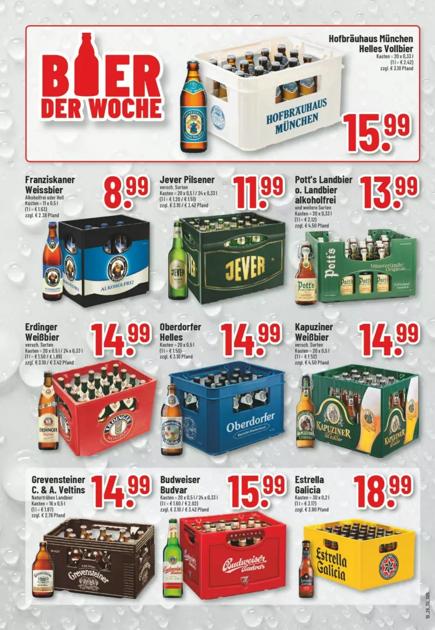 Aktueller Prospekt Trinkgut - Prospekte - von 01.03 bis 07.03.2026 - strona 5 - produkty: alkohol, bier, budweiser, eis, elle, erdinger, franziskaner, grevensteiner, jever, jever pilsener, natur, pils, pilsener, rel, steiner, Ti, veltins, weissbier