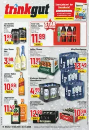 Gazetka promocyjna Trinkgut - Prospekte - Gazetka - ważna od 07.03 do 07.03.2026 - strona 1 - produkty: Alwa, angebot, angebote, Astra, blended scotch, burger, coca-cola, cola, deka, eis, fanta, flasche, Germ, getränk, getränke, jack daniel, jack daniel's, jägermeister, johnnie walker, jules mumm, kräuter, Meister, mineralwasser, mumm, orange, payback, pils, pilsener, radler, reifen, reis, scotch, sekt, sprite, Ti, uhr, urtyp, veltins, veltins pilsener, vilsa, wasser