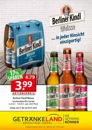 Gazetka promocyjna Getraenkeland - Gazetka - ważna od 09.07 do 09.07.2022 - strona 11 - produkty: berliner, berliner kindl, eis, Elan, getränk, getränke, Ti