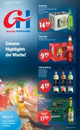 Gazetka promocyjna Getraenke Hoffmann - Prospekte - Gazetka - ważna od 30.07 do 30.07.2022 - strona 1 - produkty: angebot, angebote, auer, berliner, bier, burgunder, carlsberg, coca-cola, cola, elle, grauer burgunder, natur, nuss, oder radler, pils, pilsner, radler, riesling, spätburgunder, teller, Ti