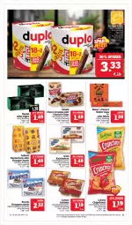 Gazetka promocyjna Edeka - Angebote der Woche - Gazetka - ważna od 30.09 do 30.09.2023 - strona 21 - produkty: after eight, aktionspreis, brot, butter, chips, chipsfrisch, choclait chips, choco crossies, crossies, deka, duplo, eis, ferrero, haselnuss, knäckebrot, knoppers, lorenz, milch, nuss, reis, saltletts, storck, tee, Ti, Yo, ZTE