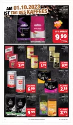 Gazetka promocyjna Edeka - Angebote der Woche - Gazetka - ważna od 30.09 do 30.09.2023 - strona 6 - produkty: ACC, bohne, bohnen, caffe, Cap, cappuccino, cin, classico, dallmayr, dallmayr capsa, espresso, grana, jacobs, kaffee, lack, lavazza, ndk, oder espresso, Rana, rezept, rwe, Segafredo, tee, Ti