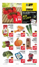 Gazetka promocyjna Edeka - Angebote der Woche - Gazetka - ważna od 30.09 do 30.09.2023 - strona 9 - produkty: Becher, brokkoli, champignon, champignons, deka, eis, google play, kartoffel, kartoffeln, Kürbis, Lauchzwiebel, lauchzwiebeln, LG, möhren, pflaume, pflaumen, Schal, Schale, speisekartoffeln, tafeltrauben, Ti, tomate, tomaten, trauben, zwiebel, zwiebeln