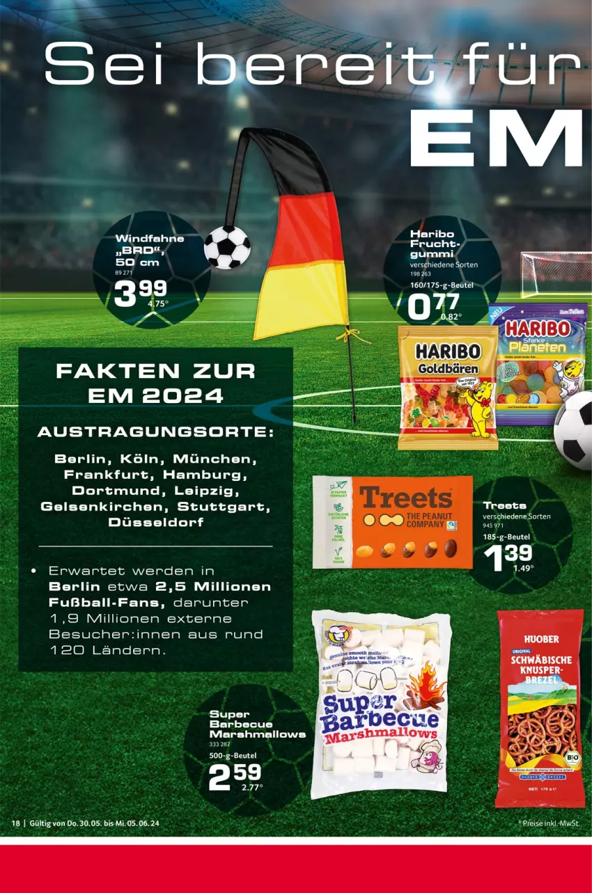 Aktueller Prospekt Selgros - Food - von 30.05 bis 05.06.2024 - strona 18 - produkty: aust, ball, barbecue, beutel, erde, frucht, Fußball, haribo, huober, lion, mars, tee