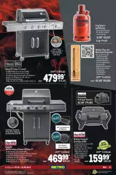 Gazetka promocyjna Metro - BBQ & Grill Spezial - Gazetka - ważna od 18.05 do 18.05.2022 - strona 13 - produkty: adapter, bambus, braten, edelstahl, eis, Elektro, elle, flasche, gasgrill, grill, grillfläche, grillplatte, grillrost, latte, LG, reis, Sport, sporttasche, Tasche, teller, Ti