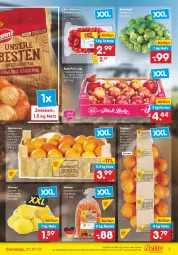 Gazetka promocyjna Netto Marken-Discount - Filial-Angebote - Gazetka - ważna od 22.01 do 22.01.2022 - strona 7 - produkty: angebot, beutel, LG, mandarine, mandarinen, möhren, orange, orangen, pflaume, pflaumen, Pink Lady, rosen, Rosenkohl, sac, saft, Schal, Schale, Ti, tomate, tomaten, zitrone, zitronen, ZTE, zwiebel, zwiebeln