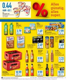 Gazetka promocyjna Diska - Prospekte - Gazetka - ważna od 22.07 do 22.07.2023 - strona 2 - produkty: aktionspreis, aperol, asbach uralt, Becher, bier, bree, debeukelaer, deka, Dr. Oetker, eis, flasche, iglo, joghur, joghurt, joghurt mild, Käse, müsli, nuss, prinzen rolle, rama, ramazzott, ramazzotti, rapso, rapsöl, reines rapsöl, reis, sahne, sahne joghurt, salakis, schafkäse, Spezi, Ti, vita, vitalis, vitalis müsli, wein, weinbrand, zott, ZTE