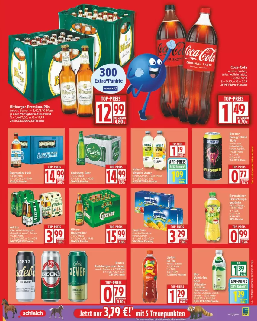 Aktueller Prospekt Edeka - Prospekte - von 08.09 bis 13.09.2025 - strona 13 - produkty: eis, flasche, reis, Ti, top-preis