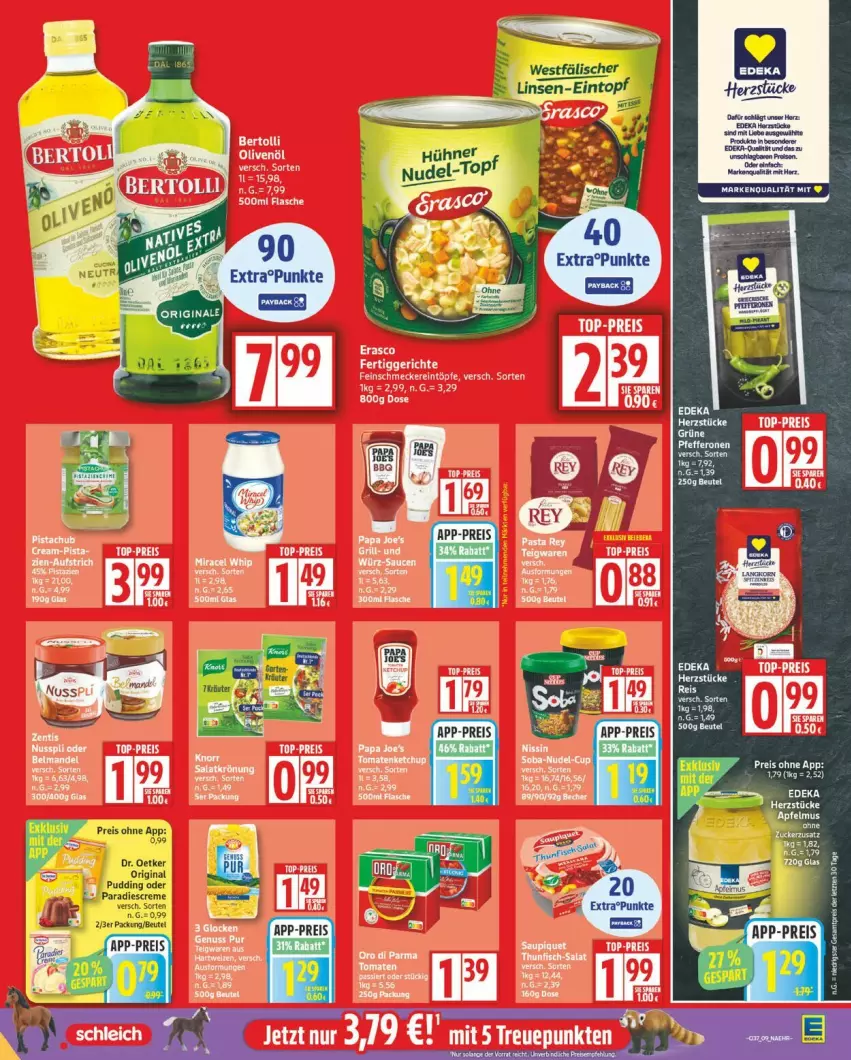 Aktueller Prospekt Edeka - Prospekte - von 08.09 bis 13.09.2025 - strona 9 - produkty: eis, erasco, flasche, olive, oliven, olivenöl, reis, sauce, saucen, tee, Ti, top-preis