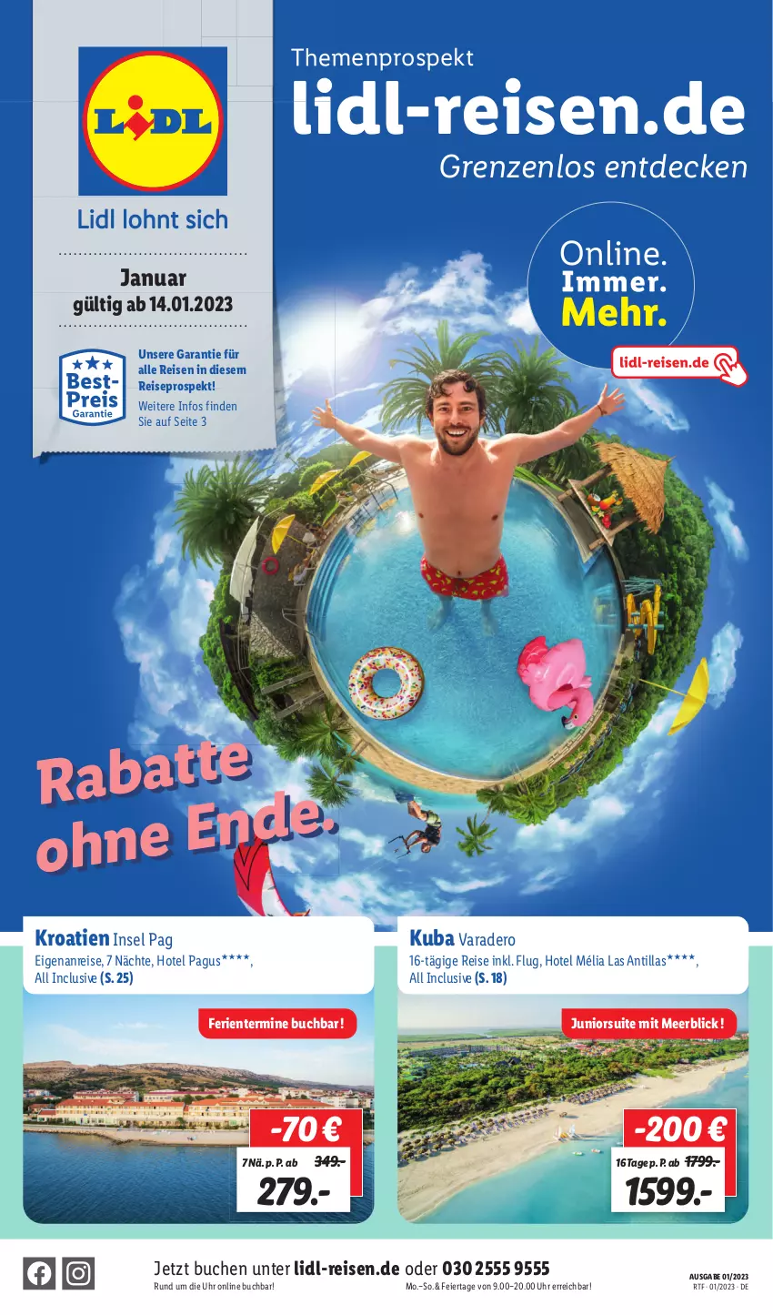 Aktueller Prospekt Lidl - Themenflyer Februar 2022 - von 14.01 bis 15.02.2023 - strona 1 - produkty: buch, decke, eier, eis, ente, reis, Ti, uhr