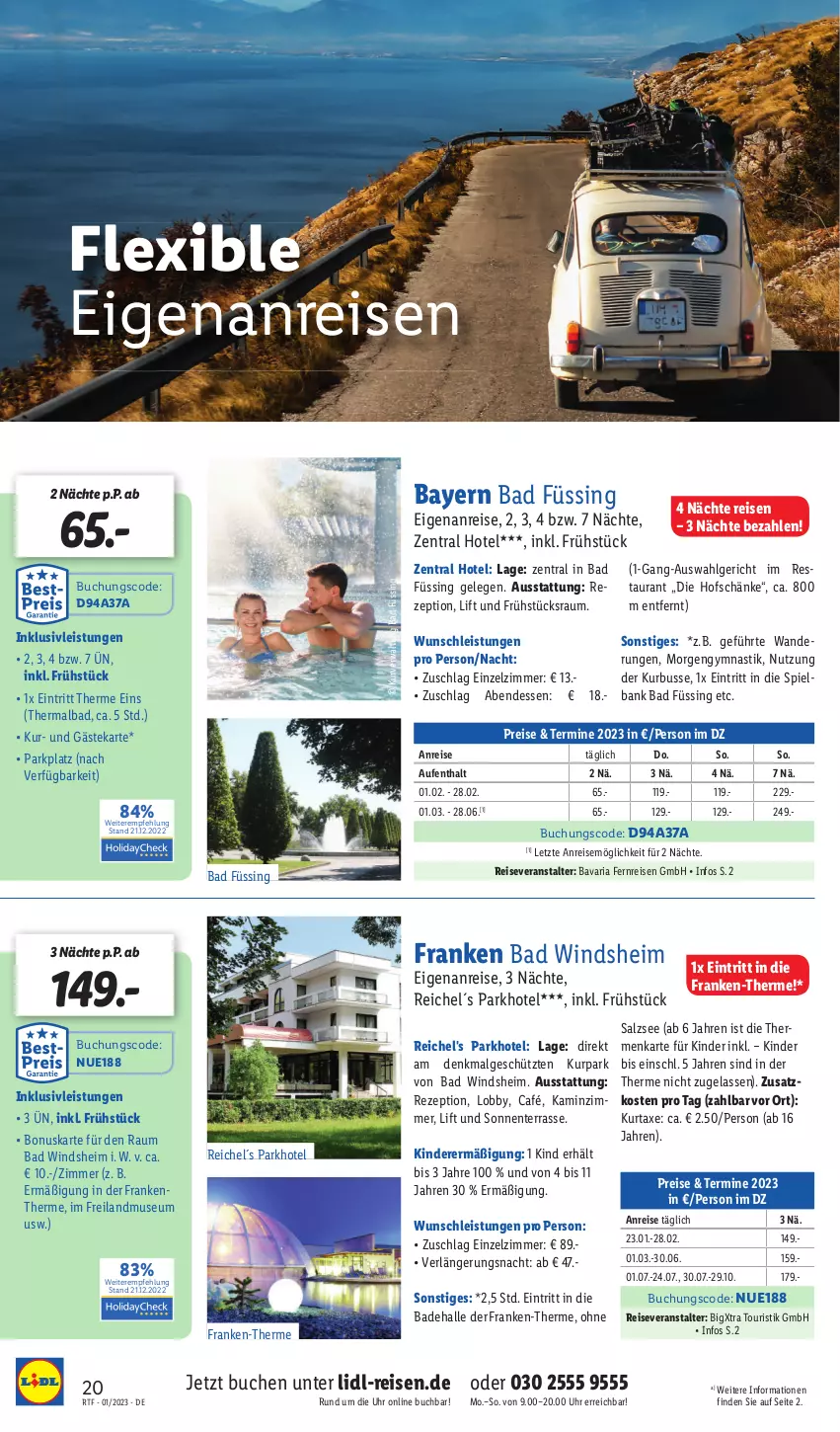 Aktueller Prospekt Lidl - Themenflyer Februar 2022 - von 14.01 bis 15.02.2023 - strona 20 - produkty: asti, axe, Bad, Bank, bavaria fernreisen gmbh, buch, eis, ente, inklusivleistungen, Kamin, Kinder, kurtaxe, LG, mac, reis, reiseveranstalter, rezept, Ria, salz, Ti, uhr, ZTE