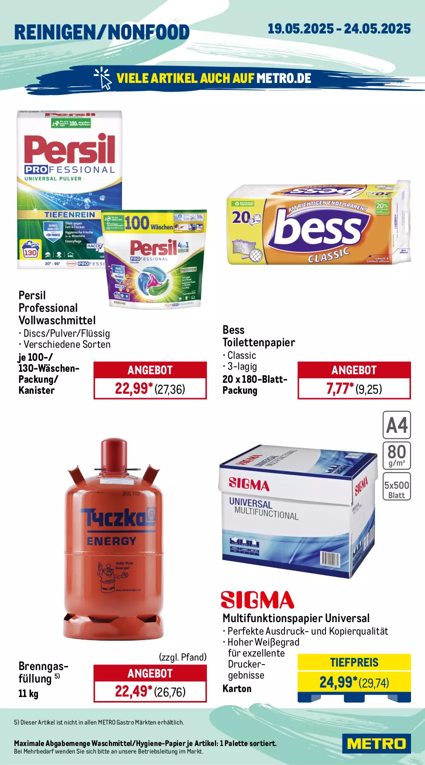 Aktueller Prospekt Metro - Wochen-Angebote Gastro - von 19.05 bis 24.05.2025 - strona 15 - produkty: ananas, angebot, asbach uralt, chardonnay, drucker, eis, elle, ente, flasche, früchte, früchten, getränk, getränke, grand sud, Metro, metro gastro, Palette, papier, persil, reis, Ti, tiefpreis, tisch, toilettenpapier, vollwaschmittel, waschmittel, wein, weinbrand, yeni raki