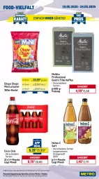 Gazetka promocyjna Metro - Wochen-Angebote Gastro - Gazetka - ważna od 24.05 do 24.05.2025 - strona 13 - produkty: angebot, barilla, beutel, chupa, chupa chups, coca-cola, cola, coupon, eimer, eis, filterkaffee, flasche, getränk, getränke, Hohes C, kaffee, kölln, Lutscher, mayonnaise, melitta, müsli, orange, orangen, orangensaft, Palette, pasta, pflanze, pflanzen, Pflanzenöl, reis, saft, salat, Ti, tomate, tomaten, Tomatensaft, Yo