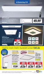 Gazetka promocyjna Lidl - Aktionsprospekt - Gazetka - ważna od 02.09 do 02.09.2023 - strona 41 - produkty: angebot, beleuchtung, coupon, decke, deckenleuchte, eis, ente, fernbedienung, led-deckenleuchte, led-tischleuchte, Leuchte, mit fernbedienung, Nachtlicht, reis, Schal, Ti, timer, tisch, tischleuchte, ZTE