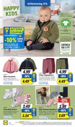 Gazetka promocyjna Lidl - Aktionsprospekt - Gazetka - ważna od 02.09 do 02.09.2023 - strona 46 - produkty: angebot, Bau, baumwolle, bio, bio-baumwolle, body, coupon, dell, eis, elle, Fleecejacke, gin, hose, hosen, Jacke, Jogginghose, Jogginghosen, lupilu, Mode, ndk, Overall, reis, rum, sac, Schal, Schale, schlafsack, socken, Strumpfhose, Thermostrumpfhose, Ti, WICK, Wickelbody, wolle, ZTE