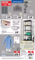 Gazetka promocyjna Lidl - Aktionsprospekt - Gazetka - ważna od 02.09 do 02.09.2023 - strona 51 - produkty: asti, aufbewahrungsbox, auto, bluse, cleanmaxx, Clin, decke, Deckel, edelstahl, eis, Elan, hemd, hemden, Klammern, kleid, kleider, lamm, regal, reis, rel, Ria, Schere, schubladen, Teleskop, Ti, tisch, weck, ZTE