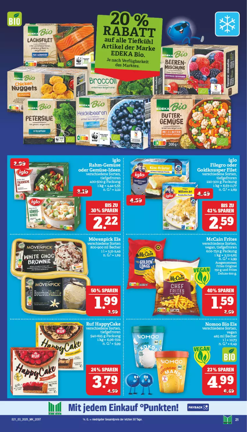 Aktueller Prospekt Marktkauf - Prospekt - von 12.01 bis 18.01.2025 - strona 21 - produkty: beere, beeren, bio, deka, edeka bio, eis, filegro, Müller, müllerin art, reis, Ti, vanille, ZTE