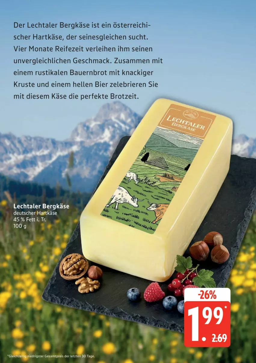 Aktueller Prospekt Edeka - Prospekte - von 25.05 bis 30.05.2026 - strona 11 - produkty: auer, Bau, Bauer, Bergkäse, bier, brie, brot, elle, hartkäse, Käse, mac, Ti