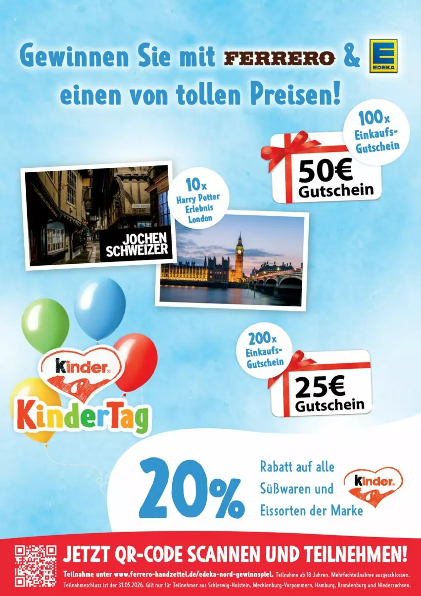 Aktueller Prospekt Edeka - Prospekte - von 25.05 bis 30.05.2026 - strona 18 - produkty: eis, gutschein, ritter, sac, Ti